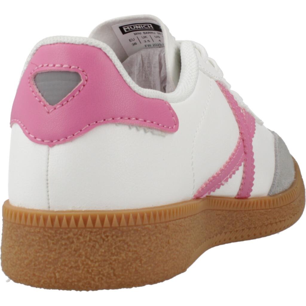 Baskets Munich Modèle Mini Barru 09 Couleur Blanc 3/5