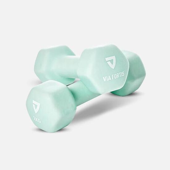 Haltères Premium en néoprène, pour fitness, pilates, musculation, renforcement