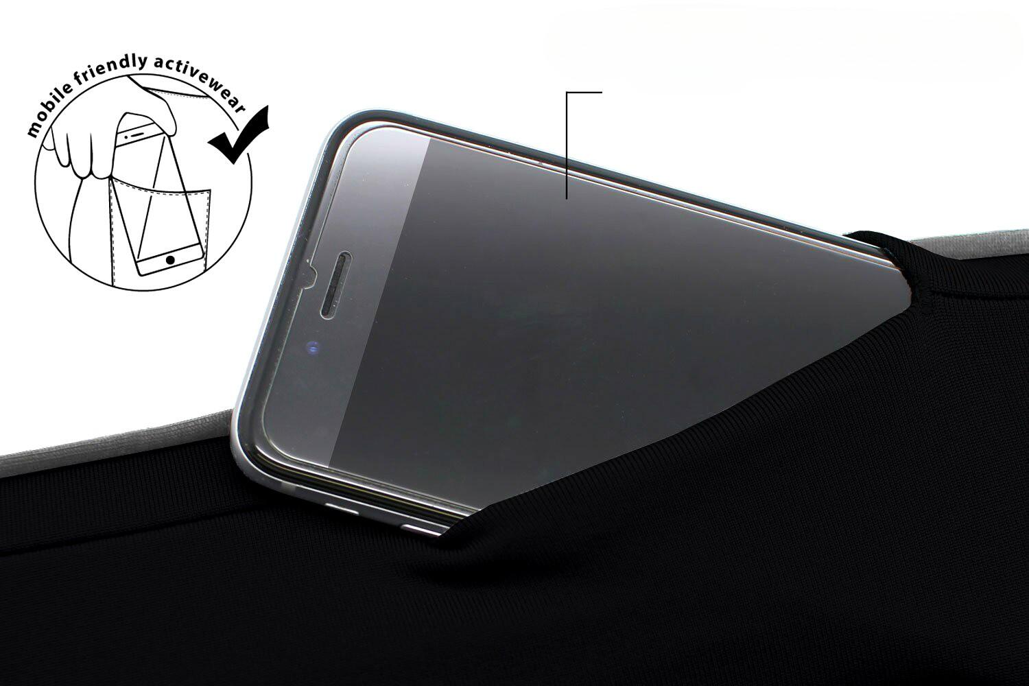 Laufgürtel Plus für Handy, Schlüssel und Wertsachen, Schwarz 3/7