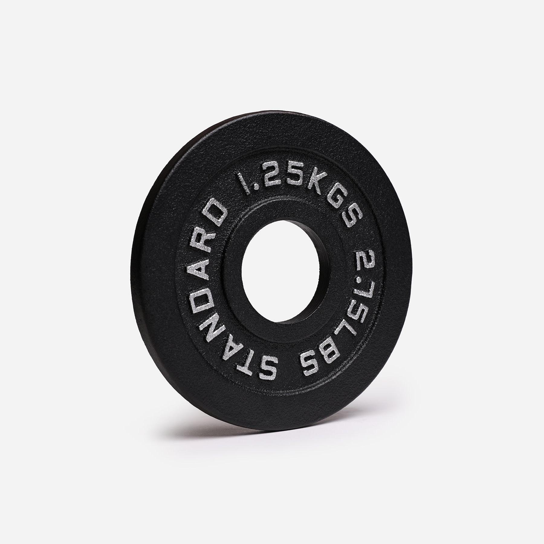 37.5KG Olympic Cast Iron Plates Set 2/7