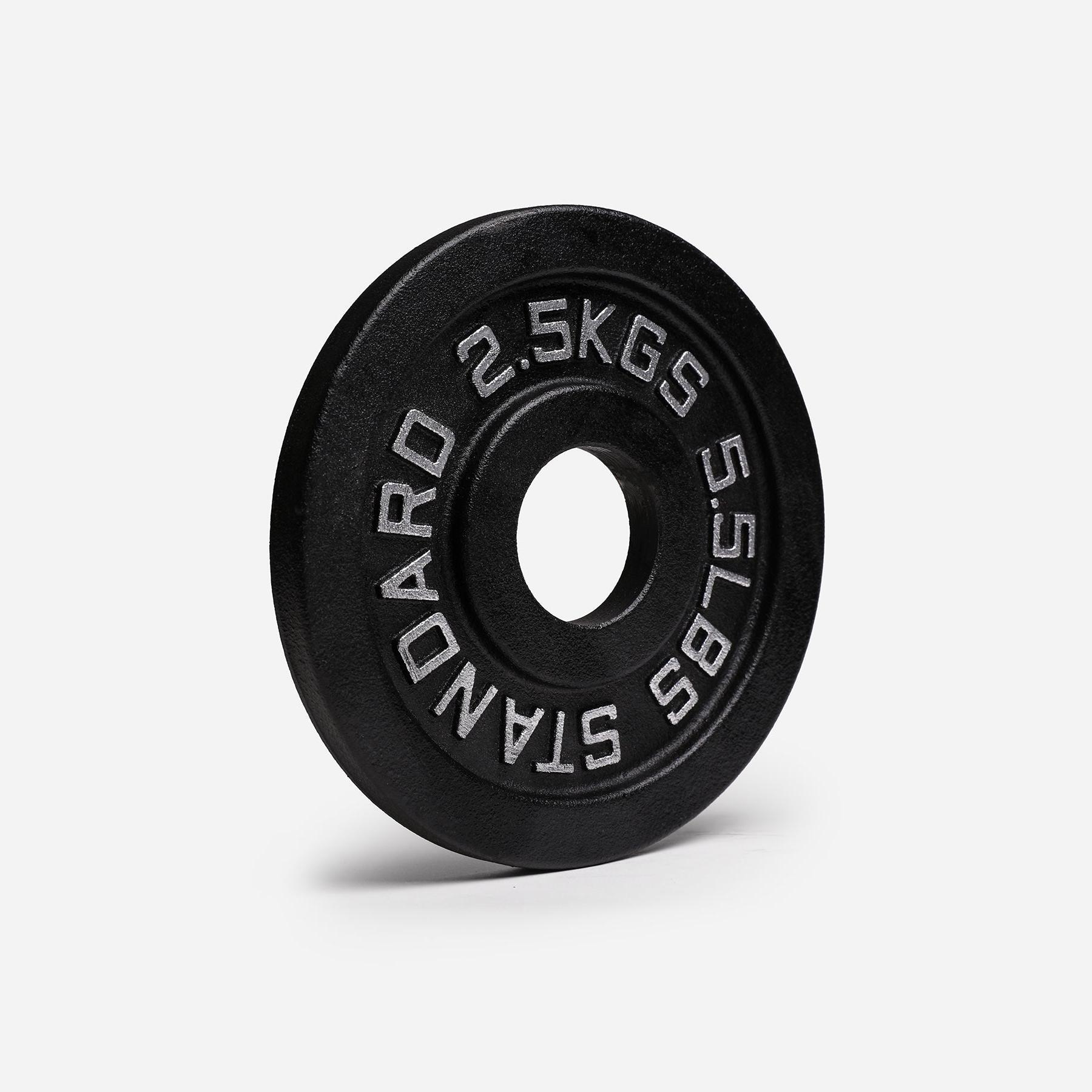 37.5KG Olympic Cast Iron Plates Set 3/7