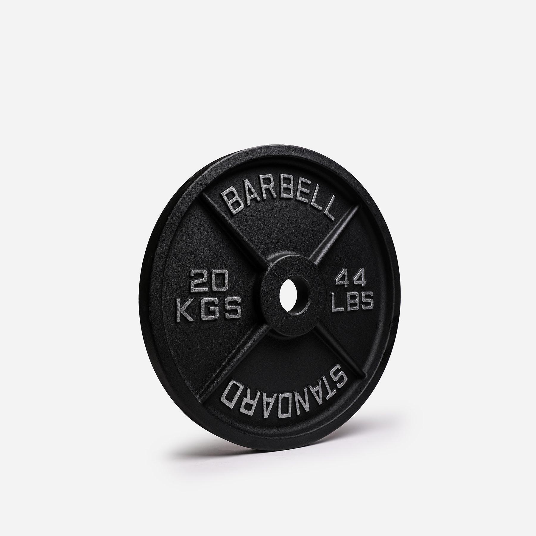 Olympic Cast Iron Plates - 2 x 20KG 1/7