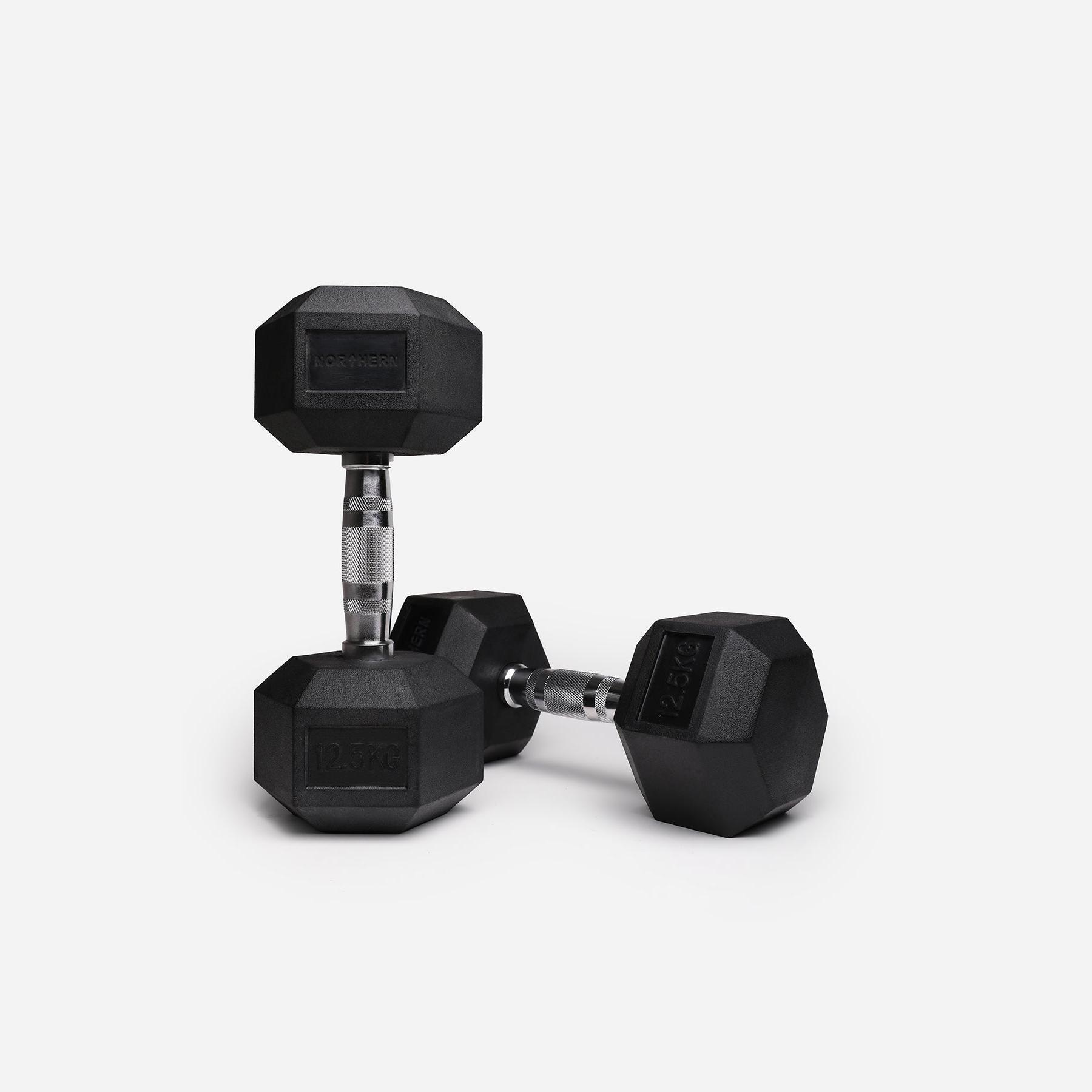 NORTHERN Hex Dumbbells - 2 x 12.5KG