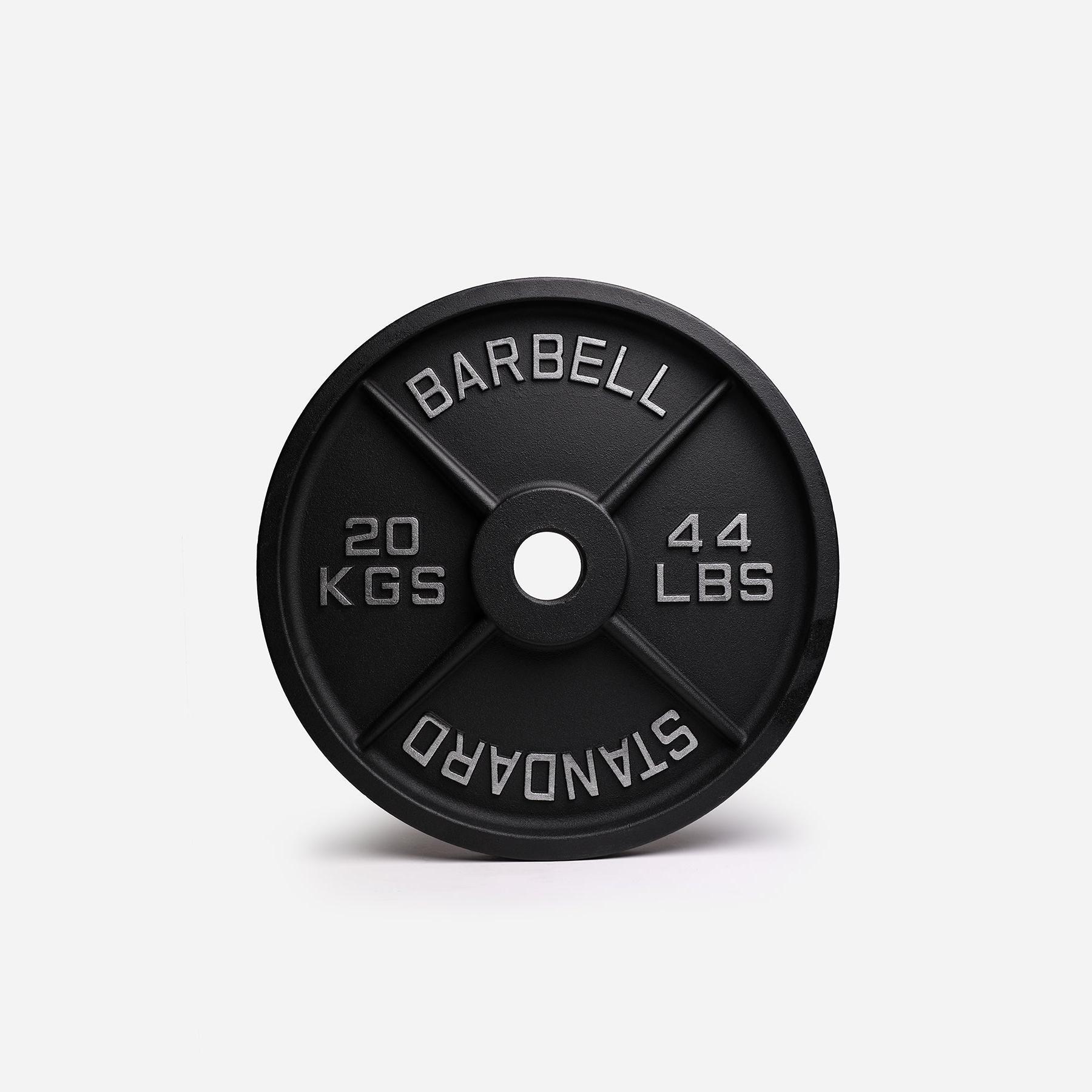 Olympic Cast Iron Plates - 2 x 20KG 2/7