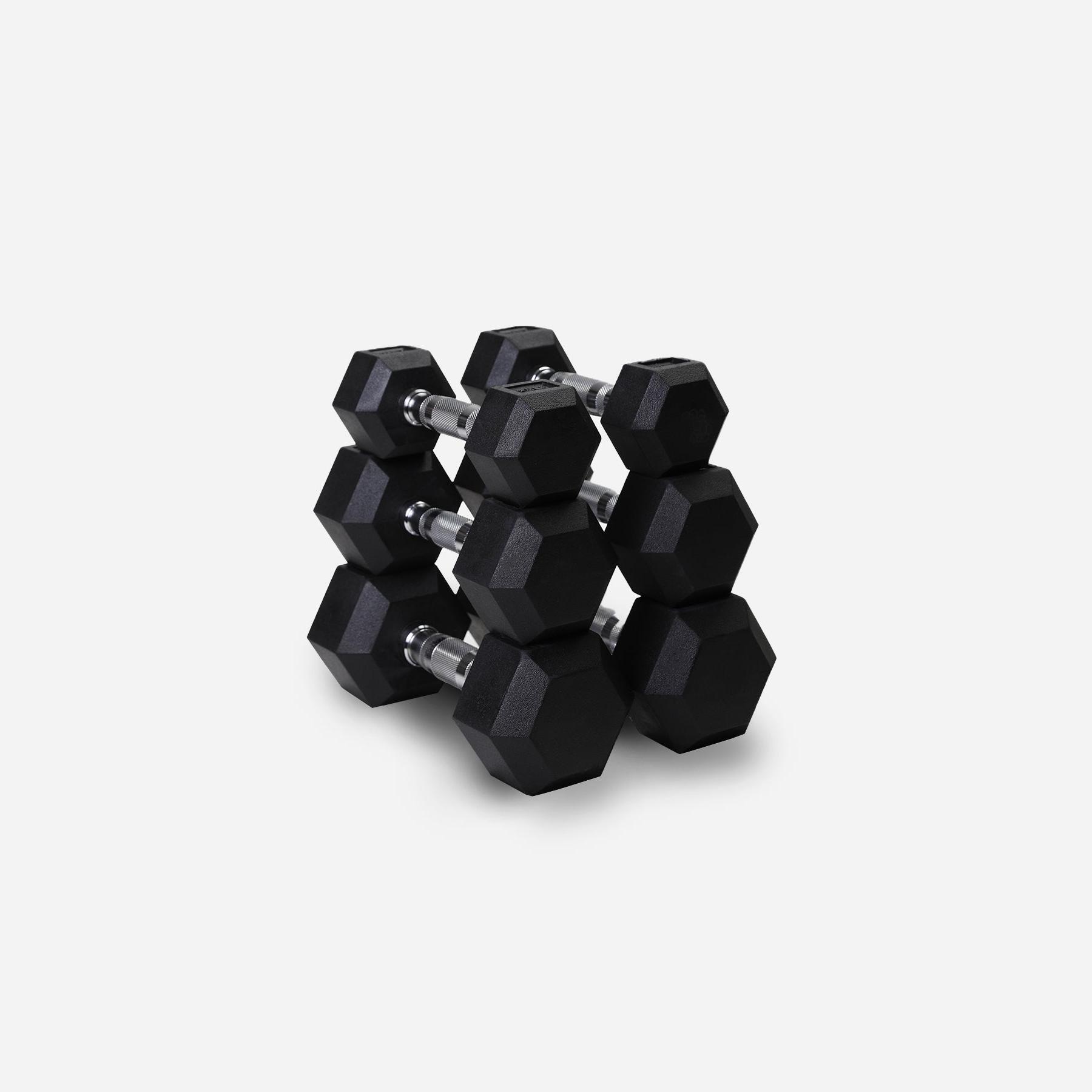 5-15KG Hex Dumbbell Set (5KG Increments) 1/7