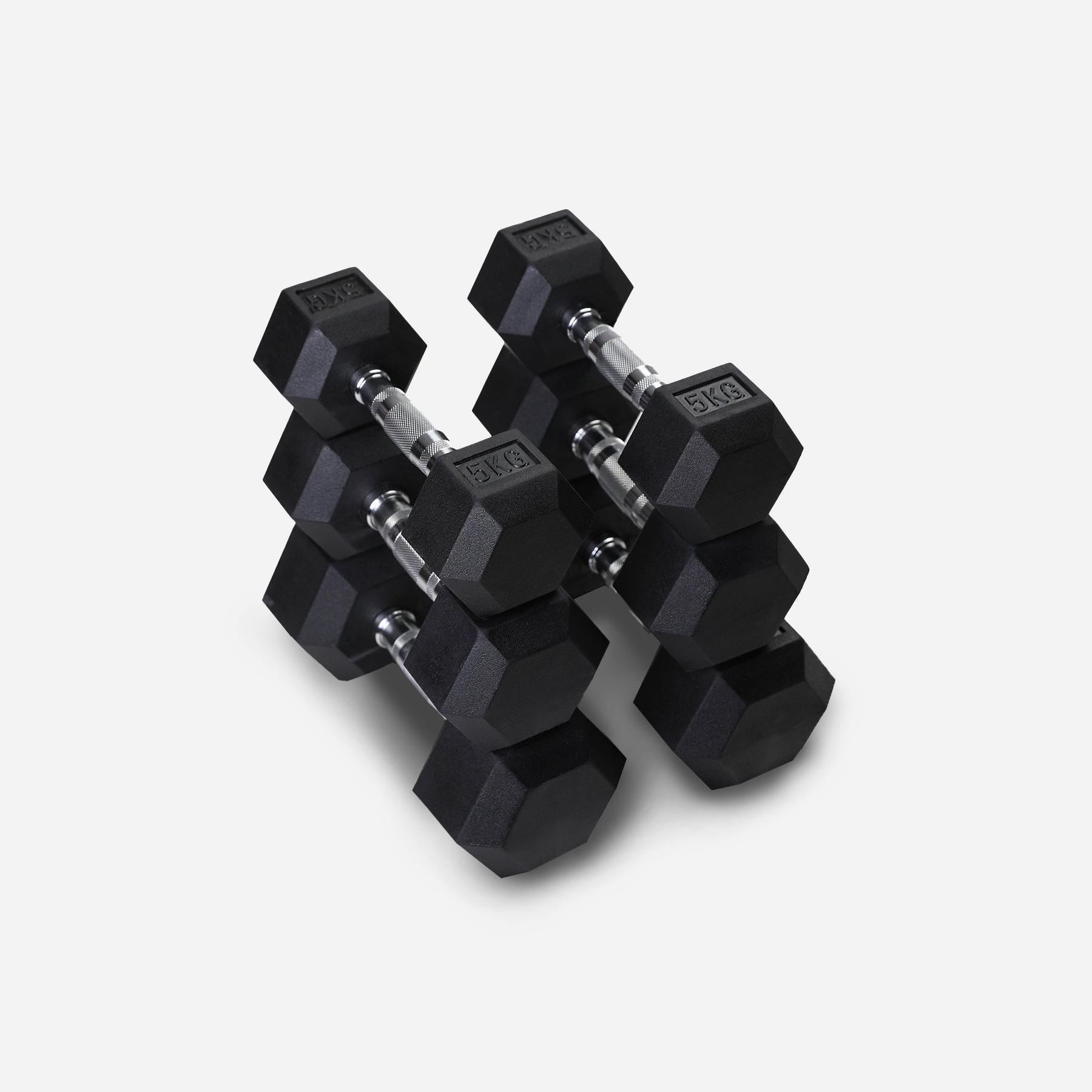 5-15KG Hex Dumbbell Set (5KG Increments) 2/7
