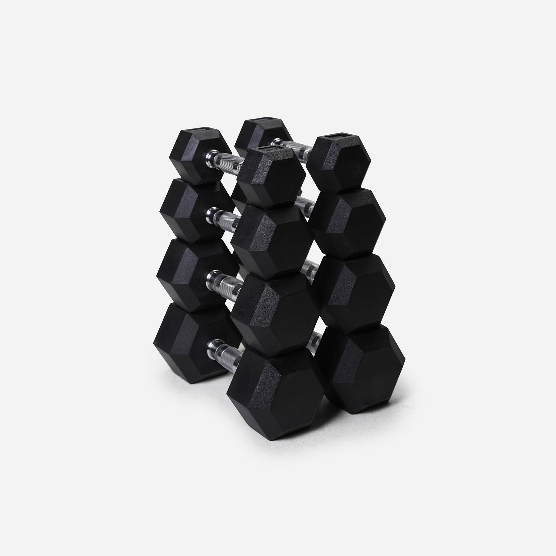 NORTHERN 2.5-10KG Hex Dumbbell Set (2.5KG Increments)