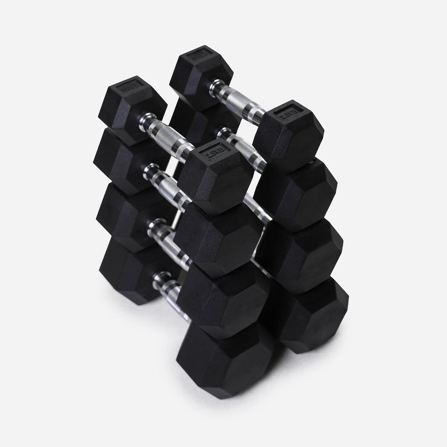 2.5-10KG Hex Dumbbell Set (2.5KG Increments) 2/7