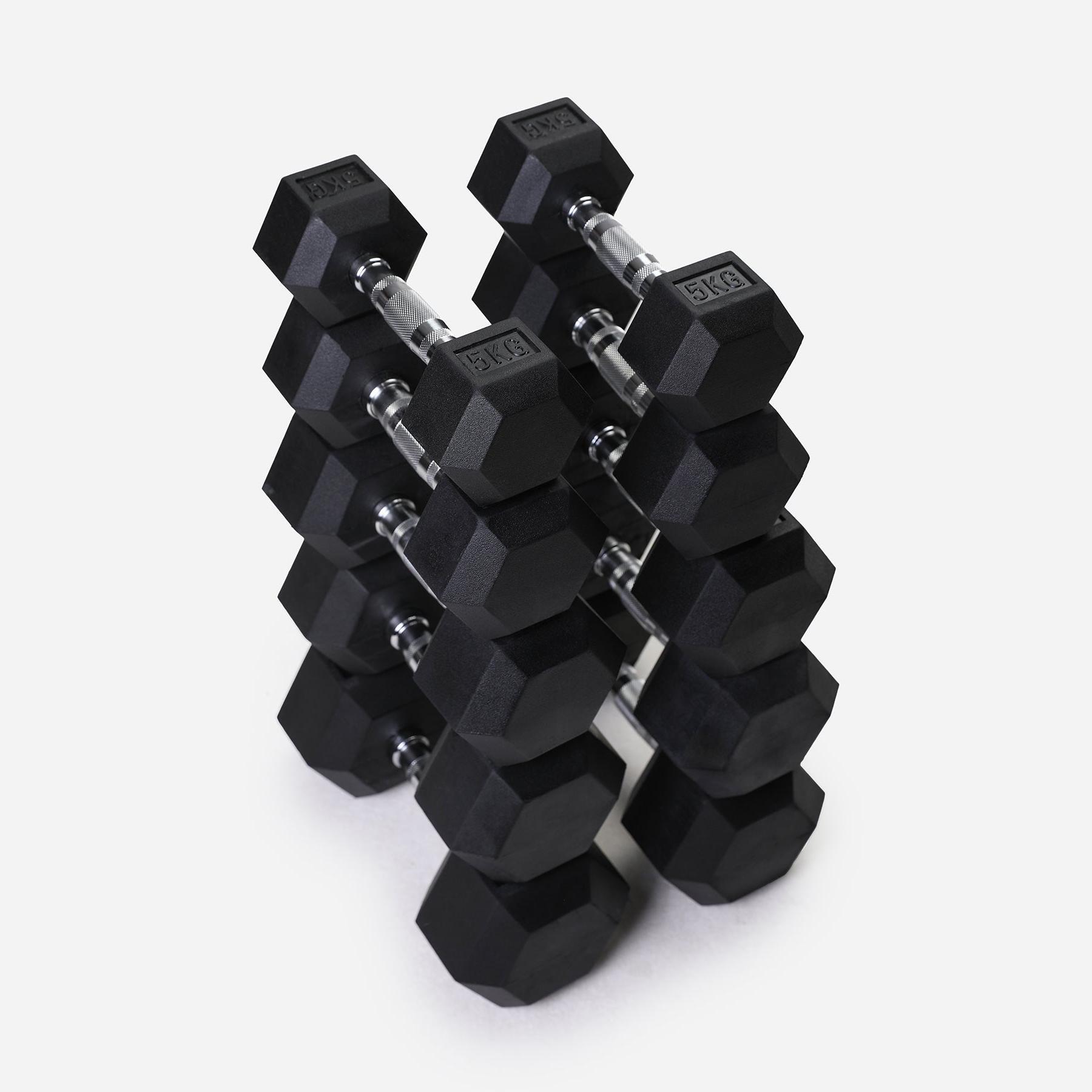 5-15KG Hex Dumbbell Set (2.5KG Increments) 2/7
