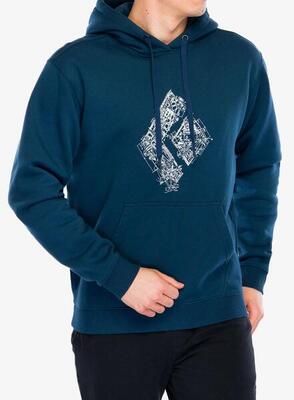 Herenhoodie black diamond engineered diamond po hoody