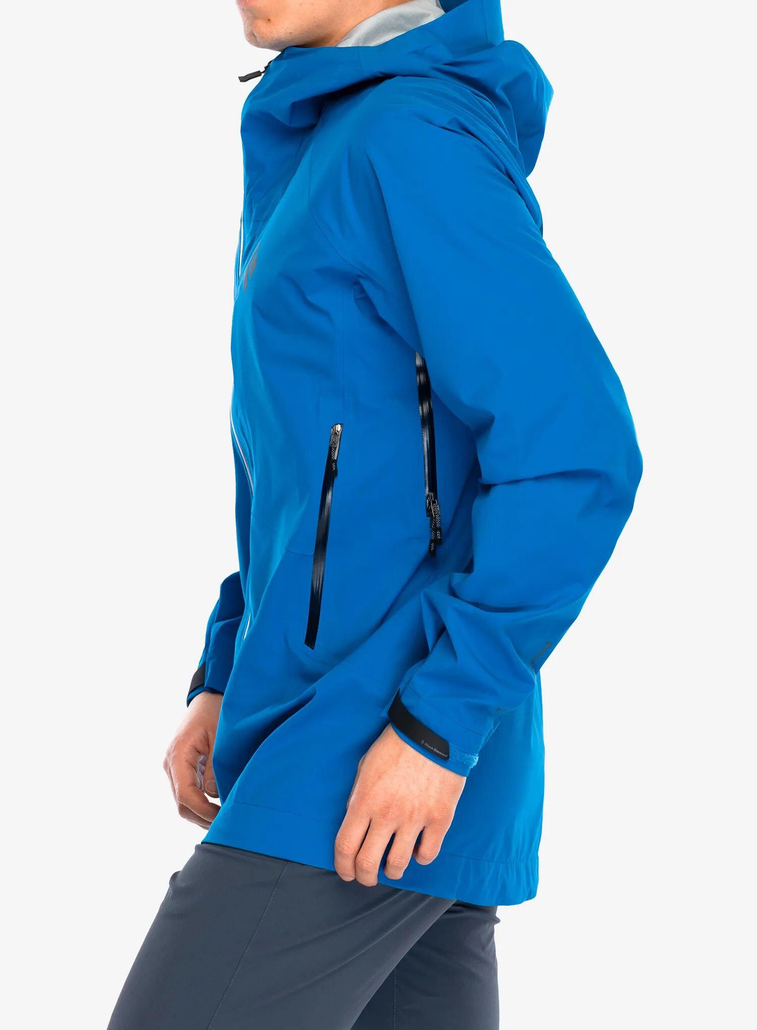Chaqueta impermeable para hombre Black Diamond Highline Stretch Shell 7/7