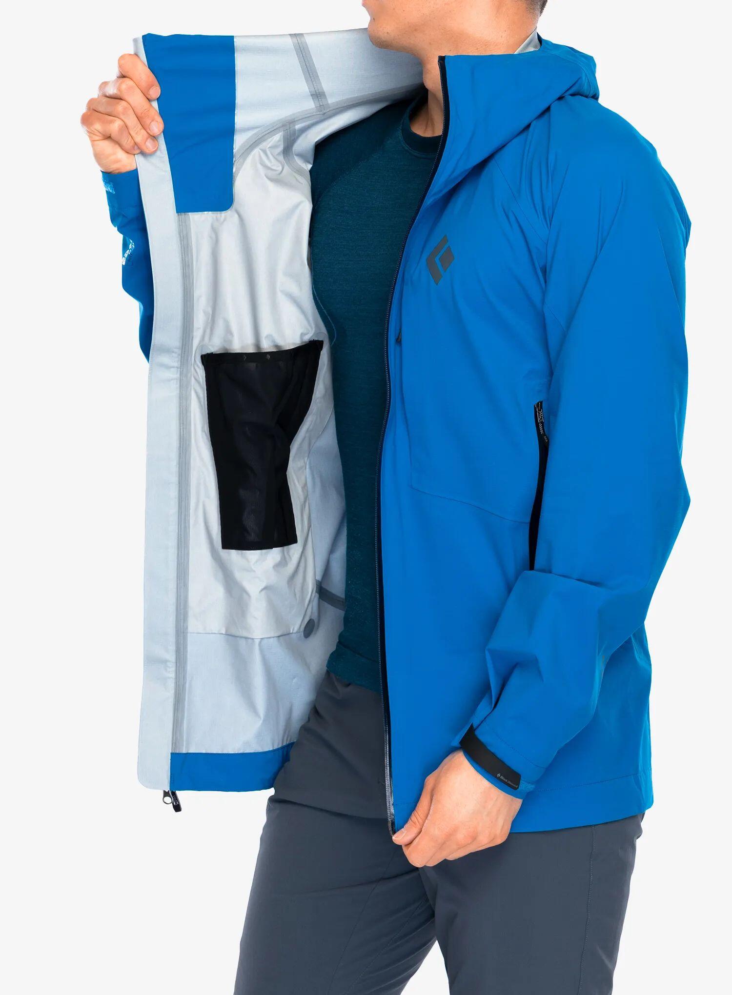 Chaqueta impermeable para hombre Black Diamond Highline Stretch Shell 5/7