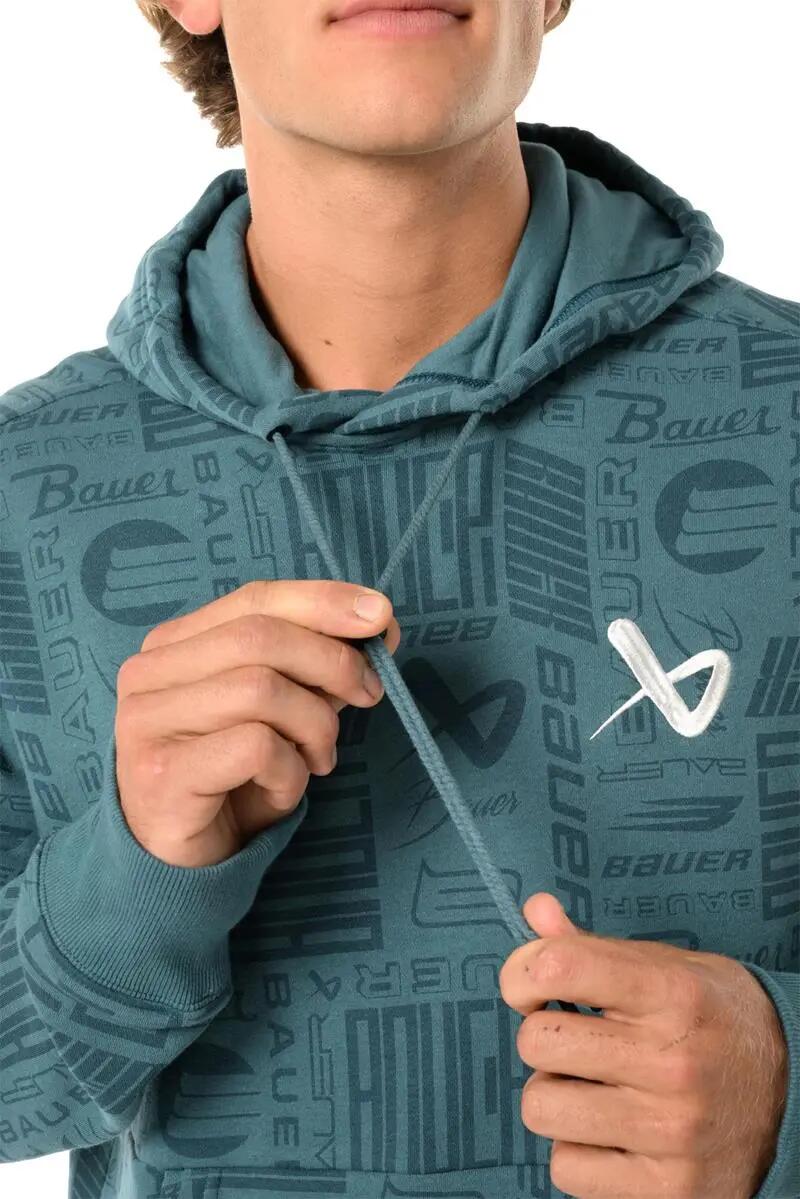 HOODY BAUER LOGO REPEAT 4/4
