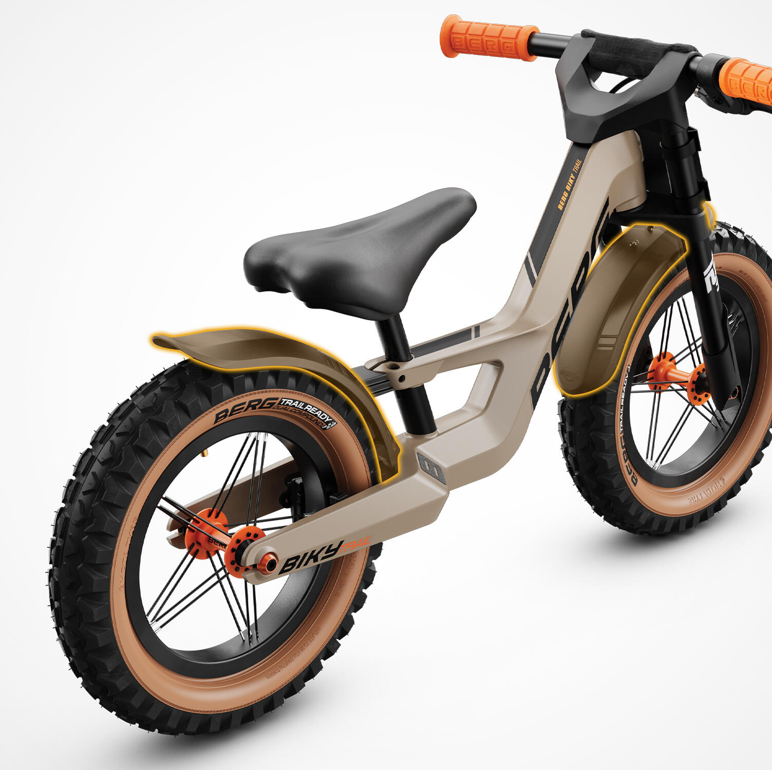 Bicicletta senza pedali con Freni a mano BERG Biky Trail Sand BERG