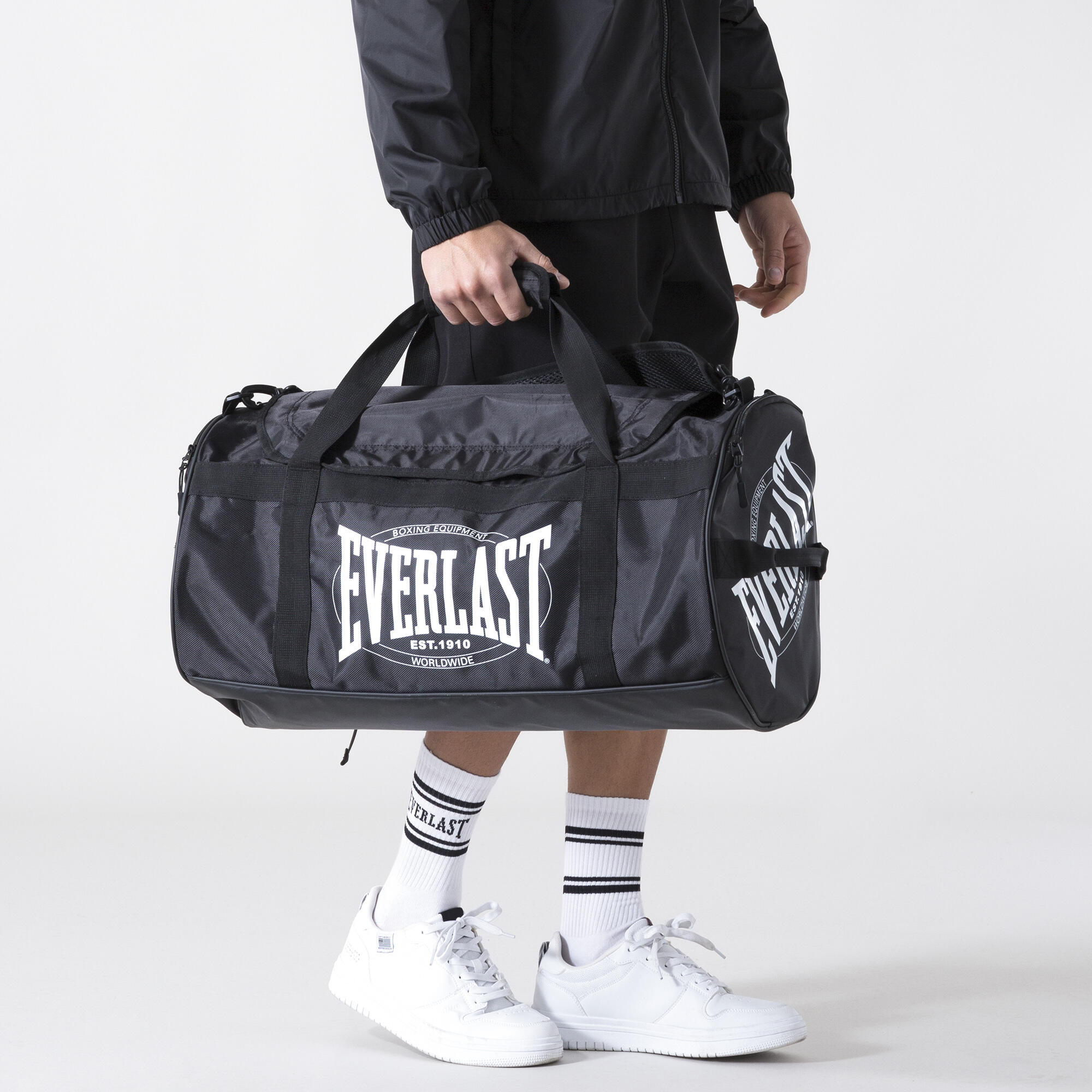 ICONIC BORSONE DA PALESTRA LARGE BLACK POLIESTERE EVERLAST Decathlon