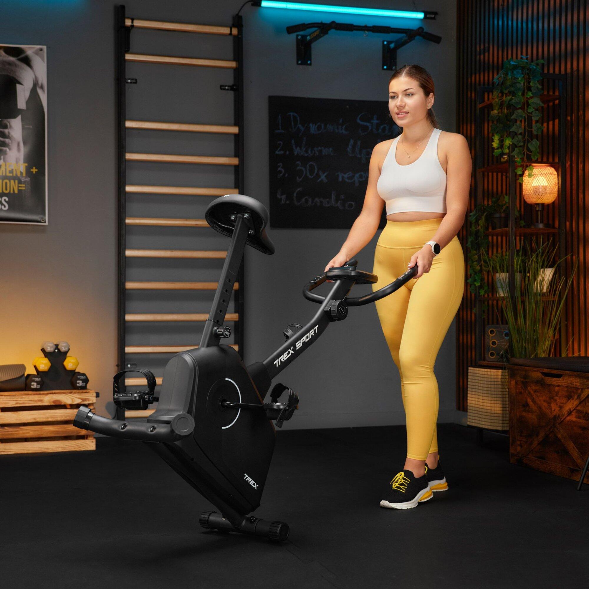 Vélo d’appartement magnétique Trex Sport RIGON TX-380MB roue d'inertie 5 kg noir 4/7