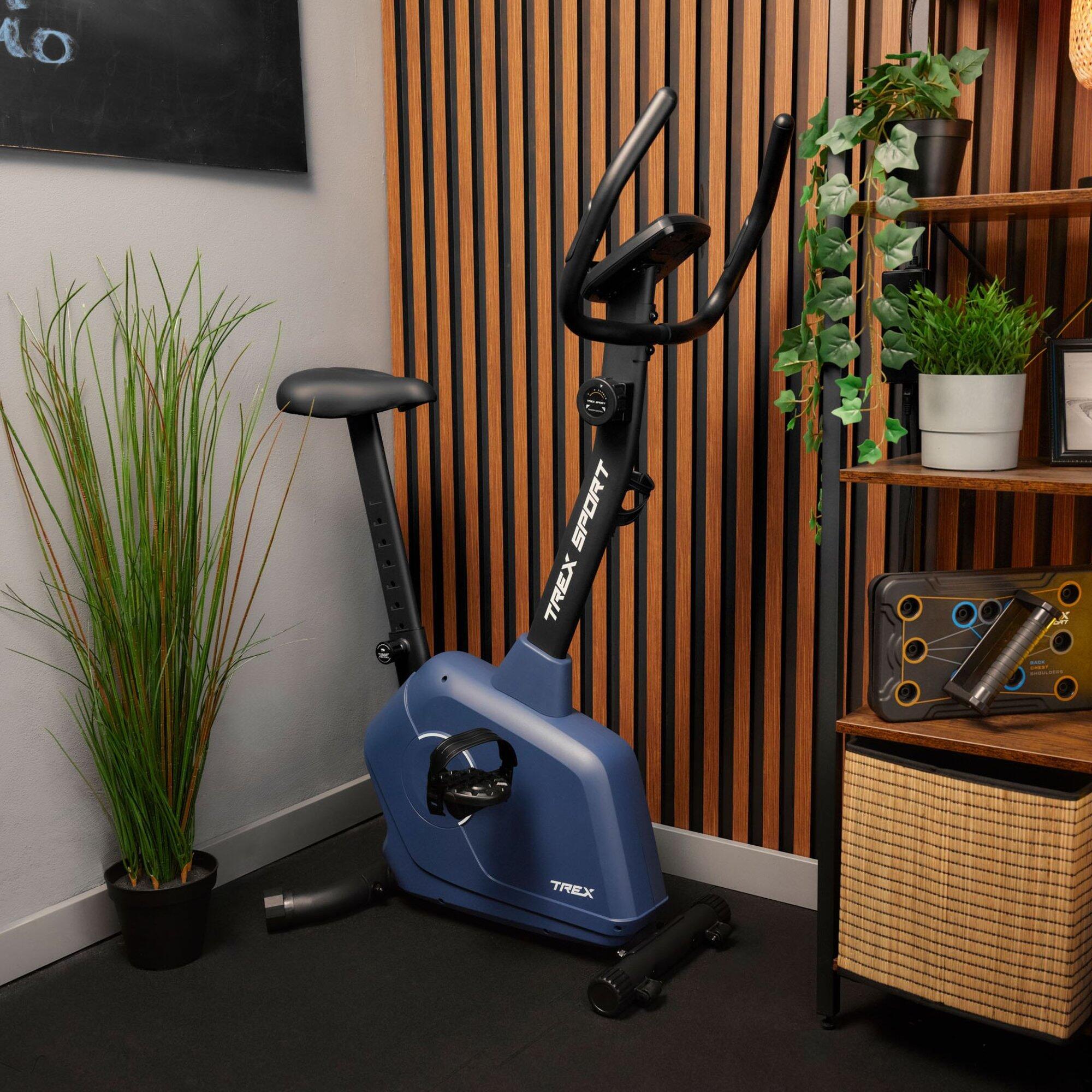 Vélo d’appartement magnétique Trex Sport RIGON TX-380MB roue d'inertie 5 kg bleu 7/7