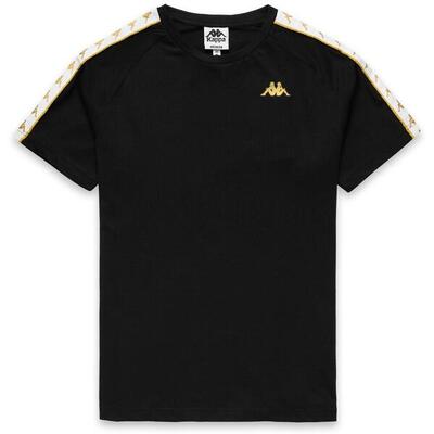 T shirt maglietta da uomo in cotone nero da streetwear sportivo