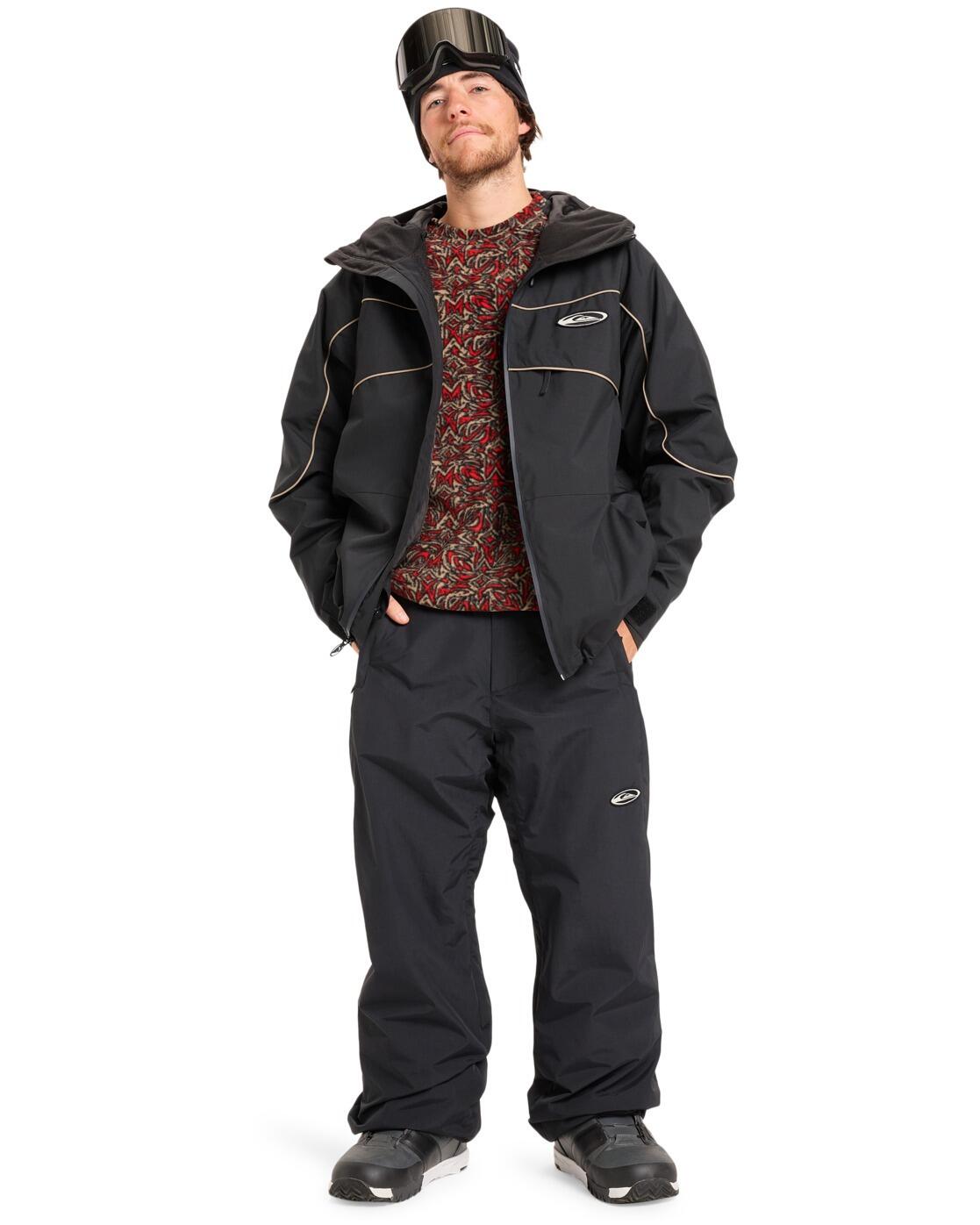Pantalon de snow technique SNOW DOWN Noir Homme 3/4