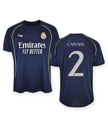 Camiseta Adulto Carvajal Real Madrid Segunda Equipación Réplica Oficial 25/26