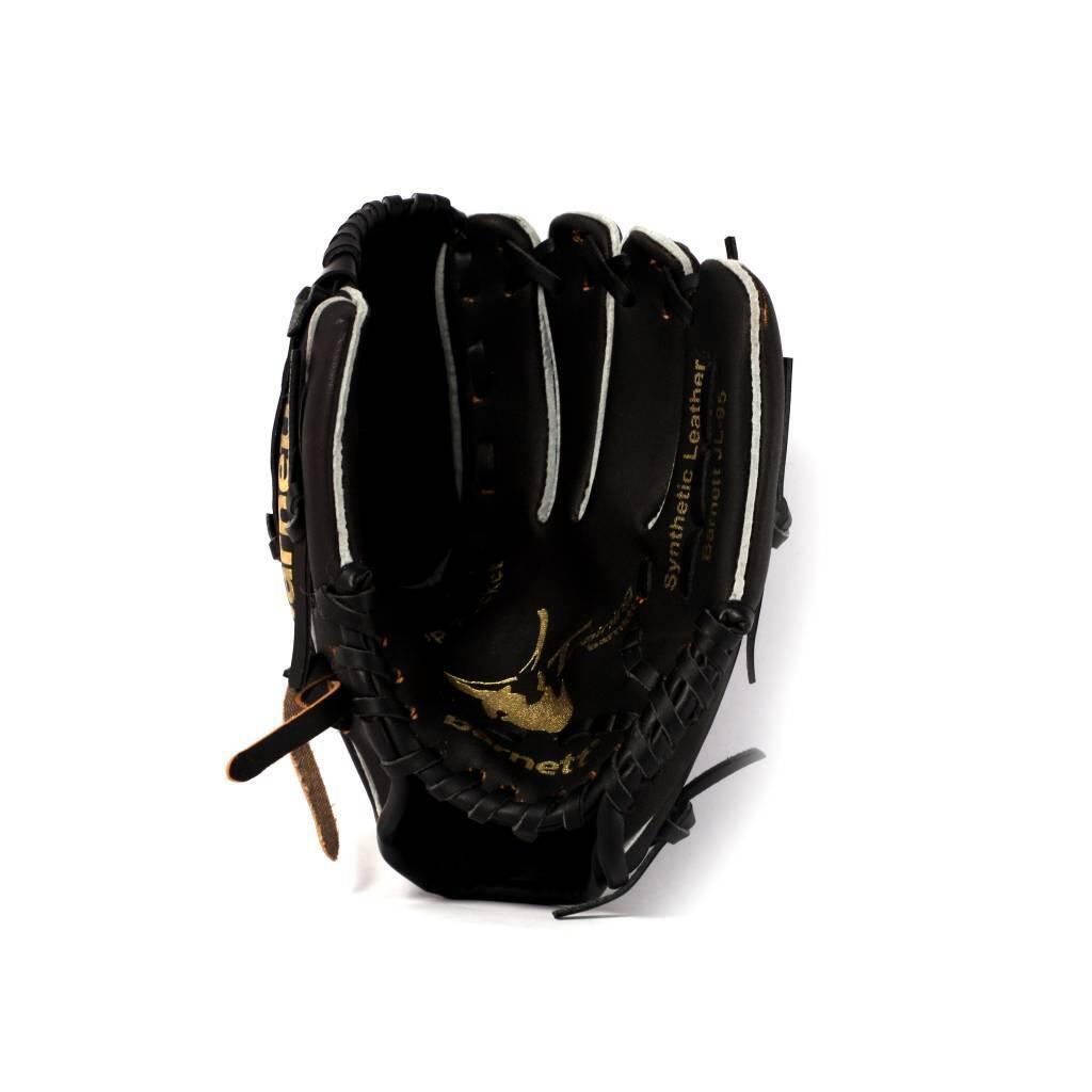 JL-95 REG Guante de béisbol compuesto, Infield, tamaño 9.5, negro 6/7