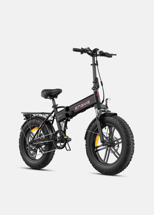 ENGWE Bicicleta Elétrica Dobrável - Engwe EP2 Boost - Preta - Lim. 25kmh