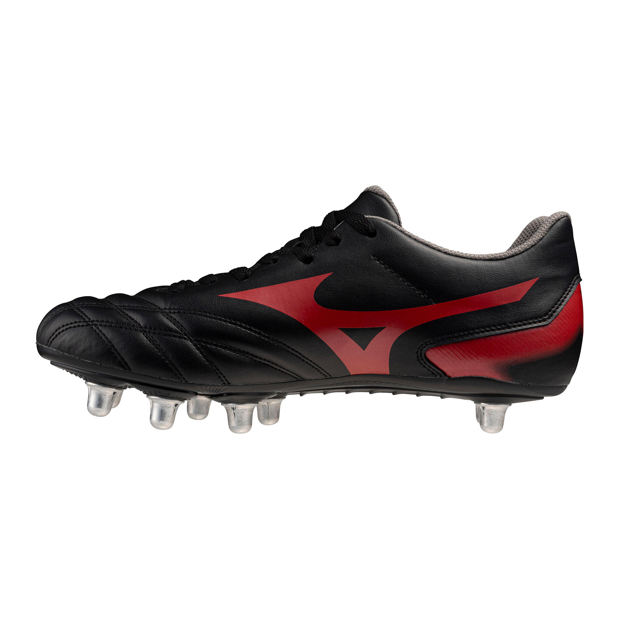 Rugbyschoenen Mizuno Waitangi Ii Cl Zwart En Rood 3/5