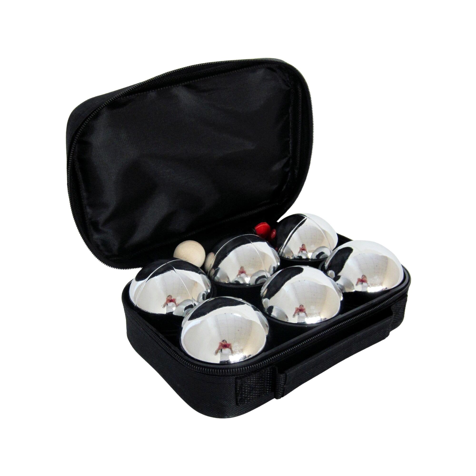 Pétanque sada MASTER 6 chromovaných koulí 1/3