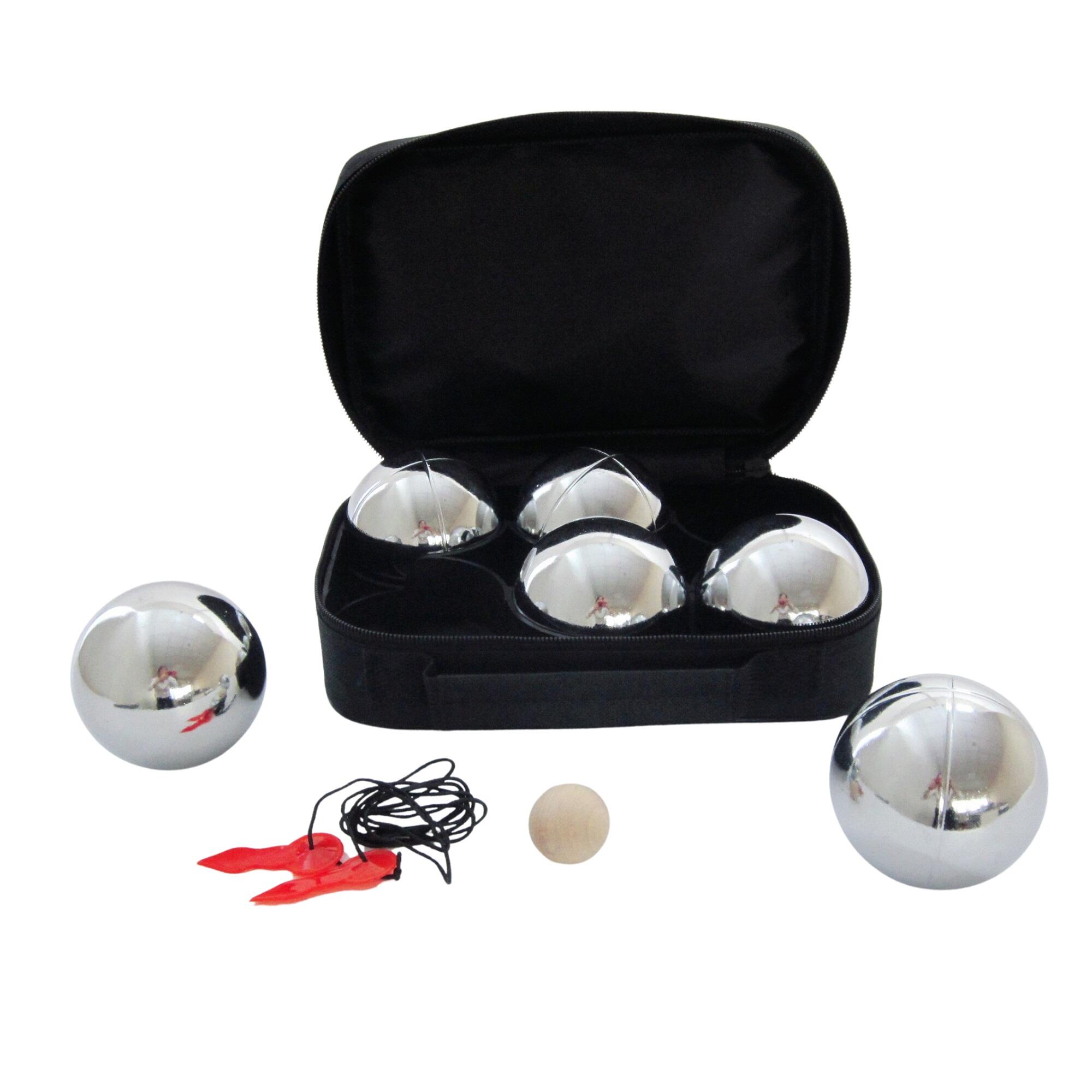 Pétanque sada MASTER 6 chromovaných koulí 3/3