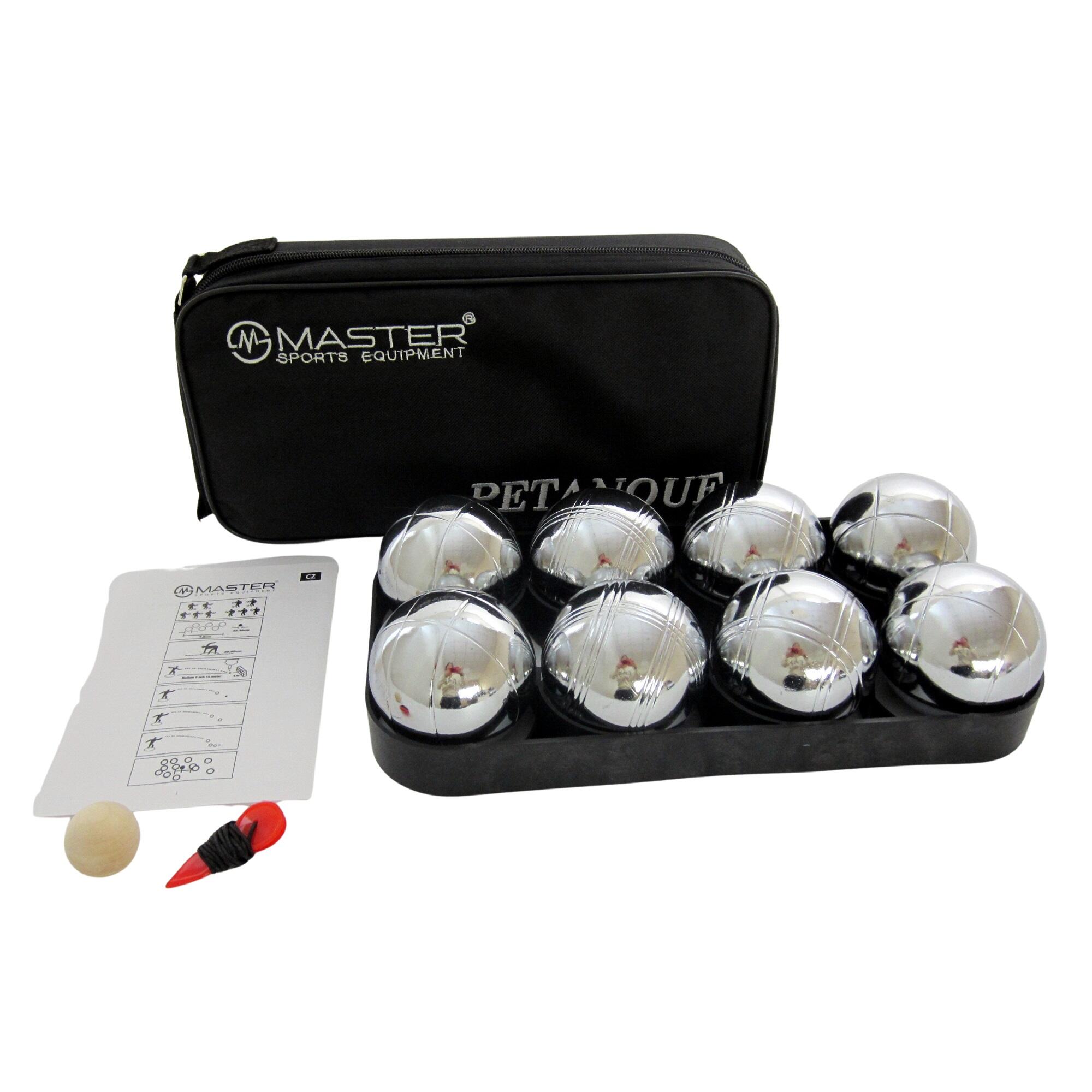 Petanque-Set MASTER 8 Chromkugeln Nylonhülle 2/3