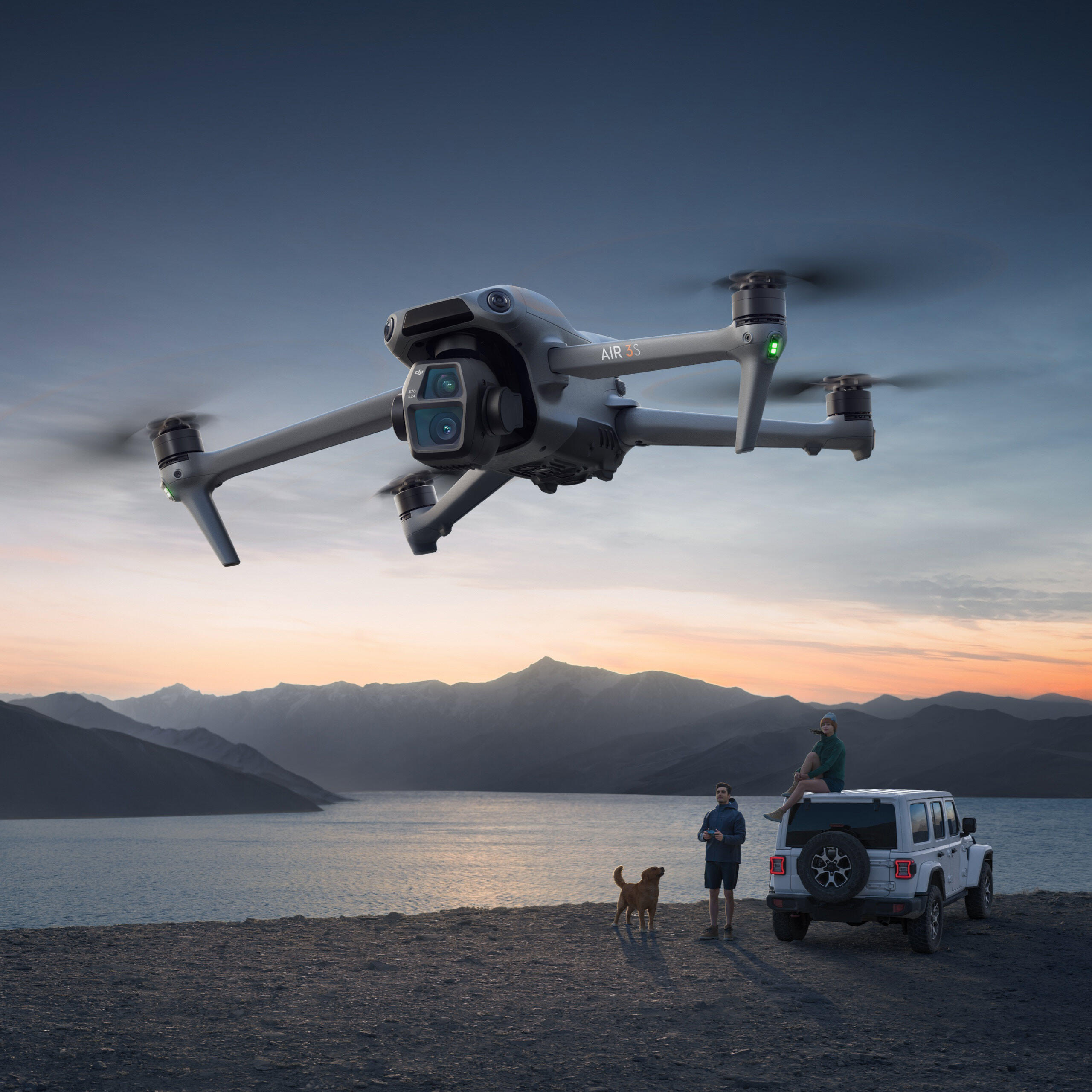 DJI Air 3S et radiocommande DJI RC-N3 7/7