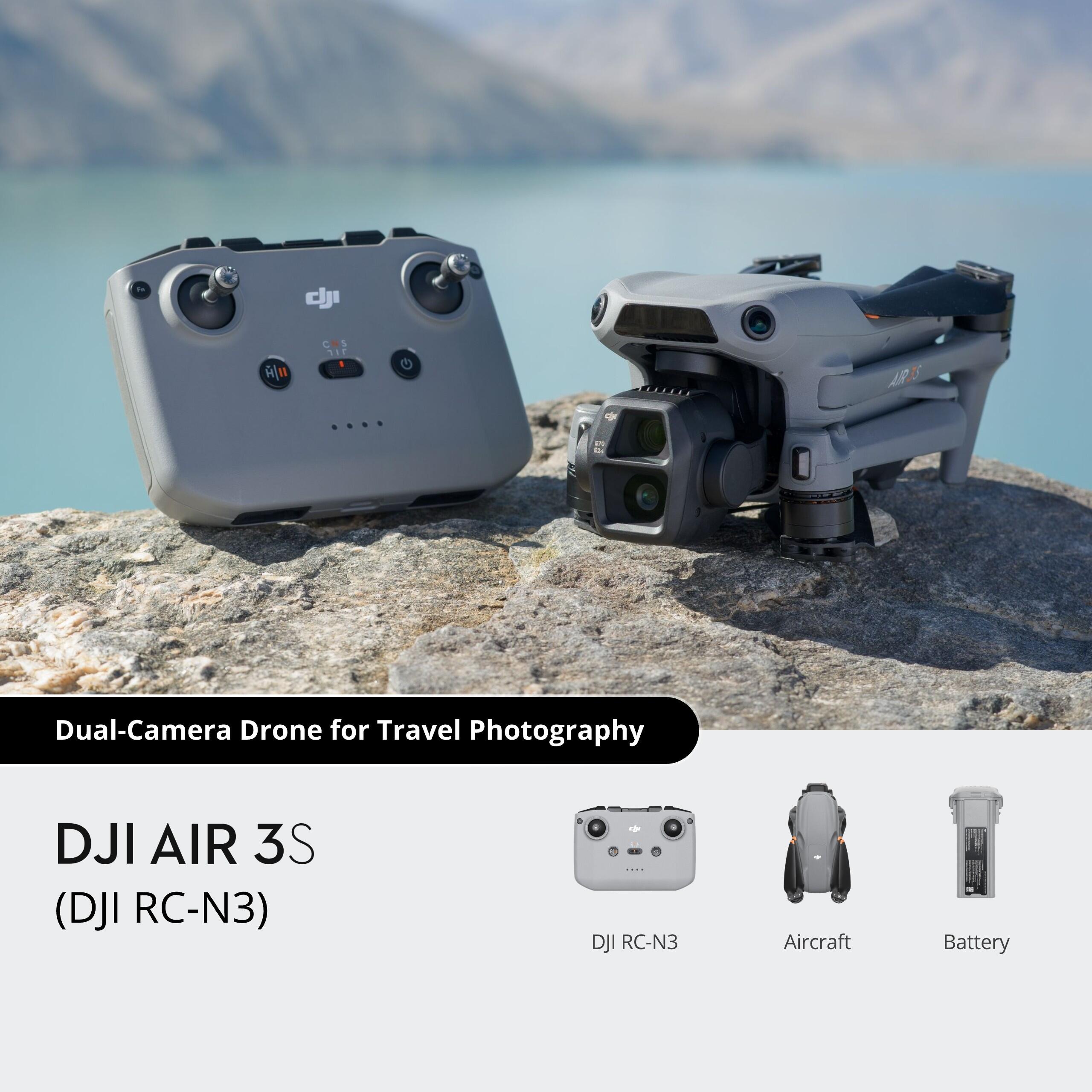 DJI Air 3S et radiocommande DJI RC-N3 6/7