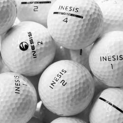 Reconditionné - MIX BALLES DE GOLF D'OCCASION INESIS x 50 - Excelent etat