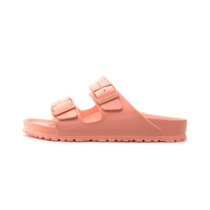 Flache Sandalen Damen Birkenstock Arizona Eva Rot