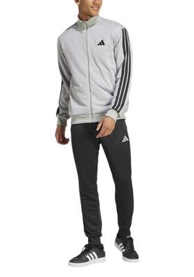 Trainingspak sportswear basic 3-stripes grijs - ji8876