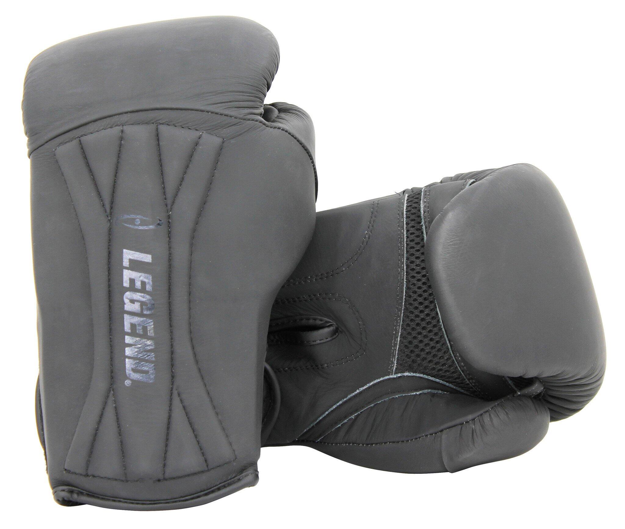 Power Special Bokshandschoenen Heren/Dames Mat Zwart  Leer 5/6