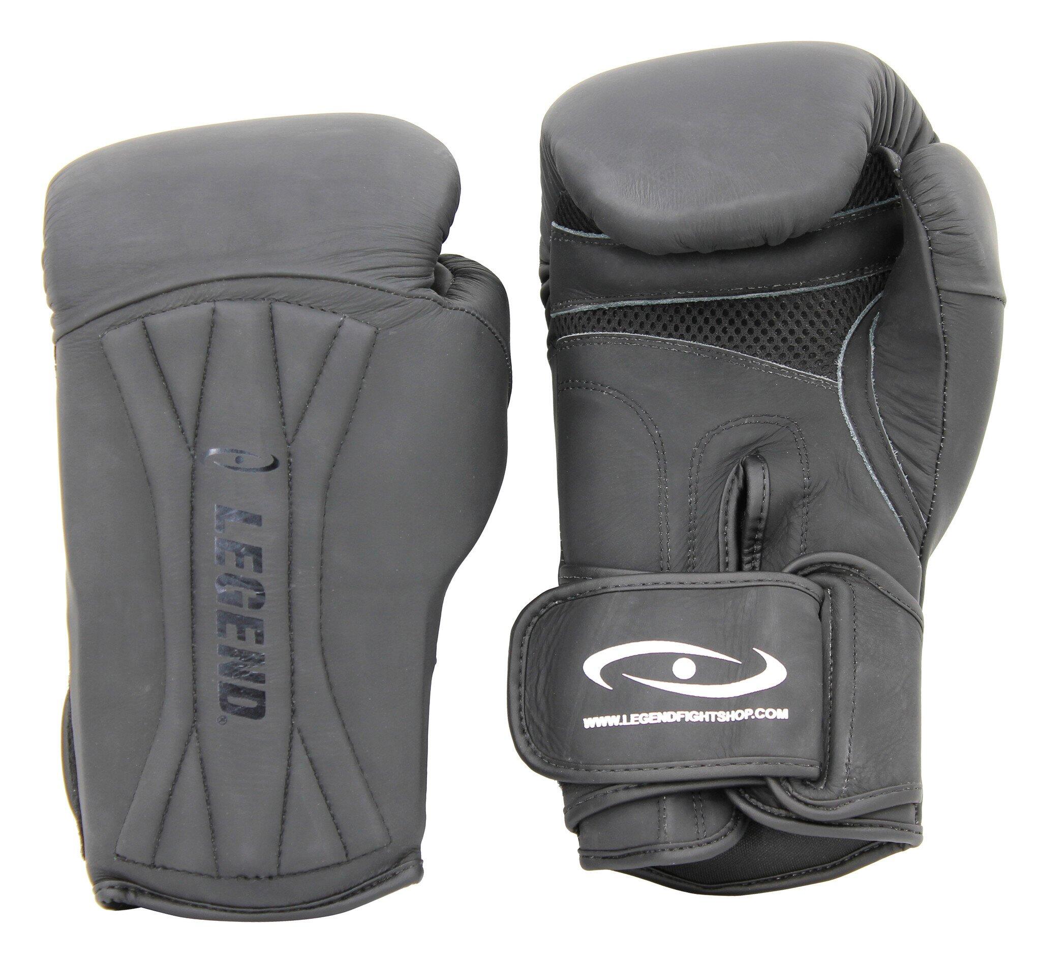 Power Special Bokshandschoenen Heren/Dames Mat Zwart  Leer 4/6