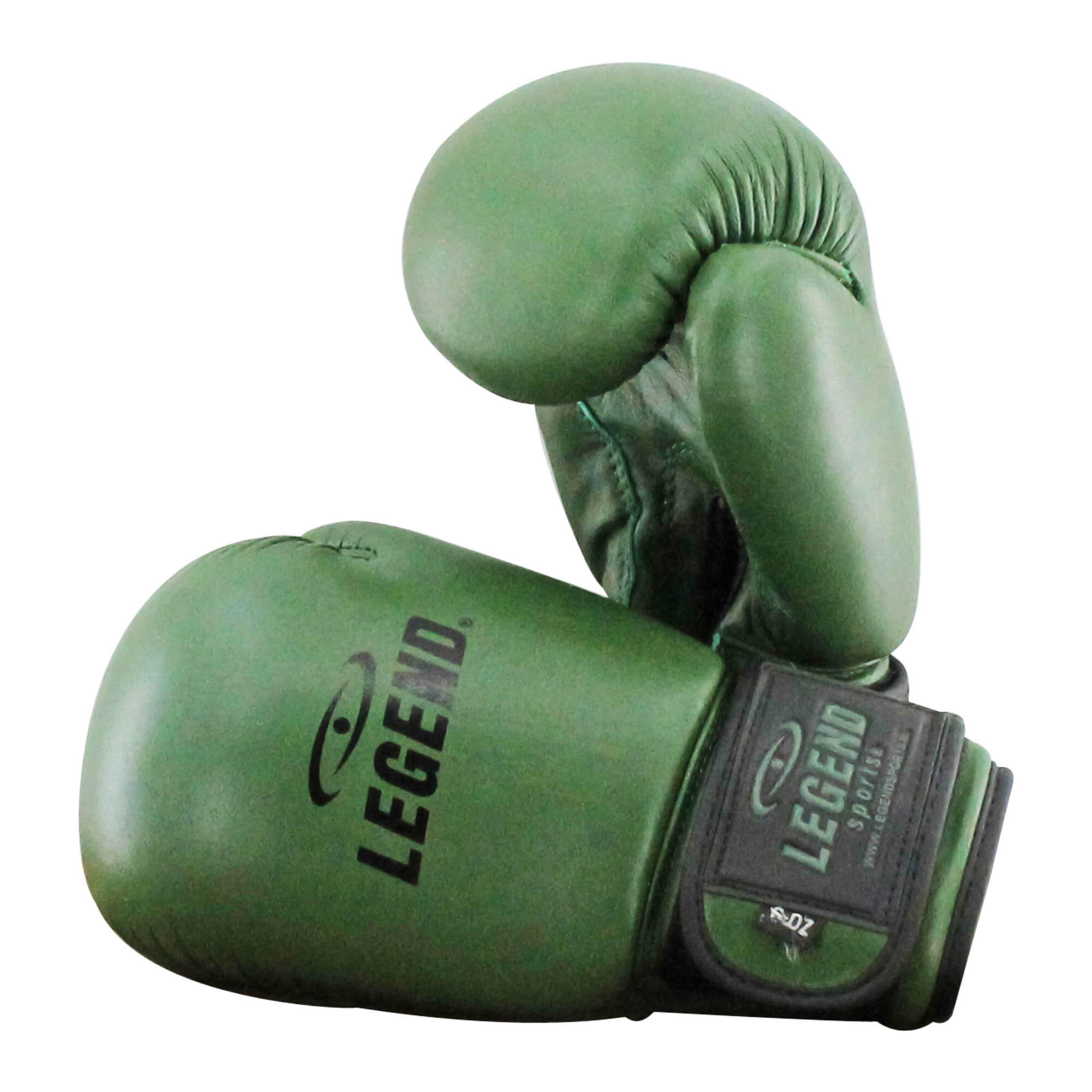 Kinder Bokshandschoenen Army 6oz Leer - Gemaakt van runderleder - LegendProtect 3/5