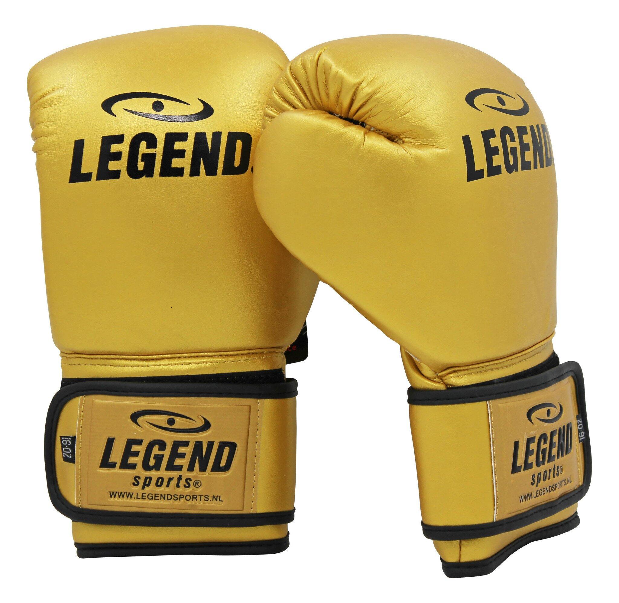 Powerfit & Protect Bokshandschoenen Heren/Dames Goud PU 4/6