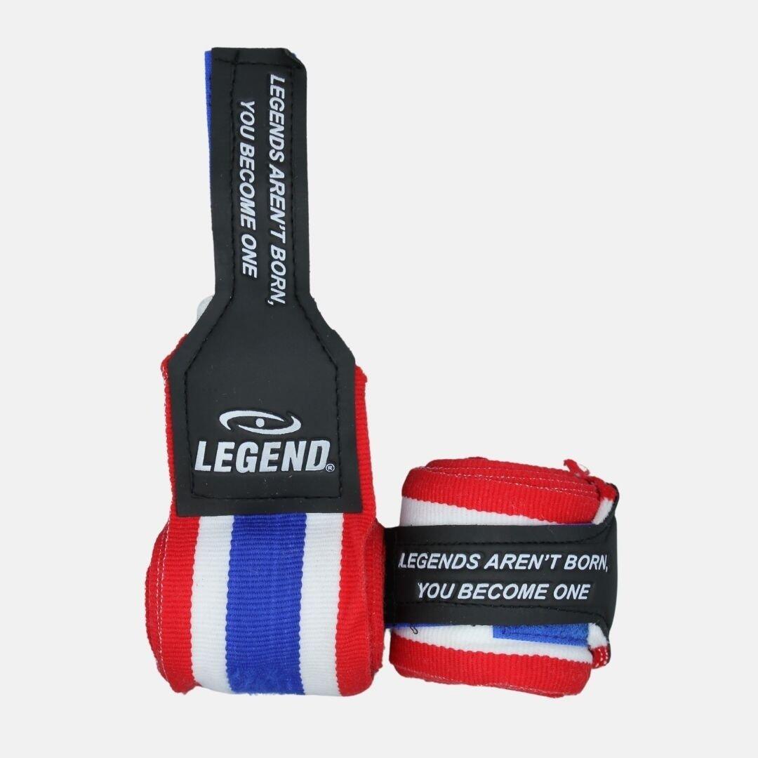Legend Sports - Bandages Adulte Diverses Couleurs 4,5 Mètres - Mitaines Sous Gants - Multicolore|rouge|vert - Decathlon