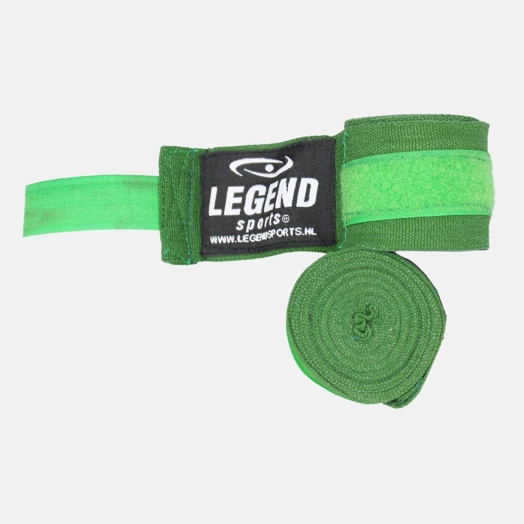 Boksbandages 2,5 Meter Heren/Dames Groen 4/5