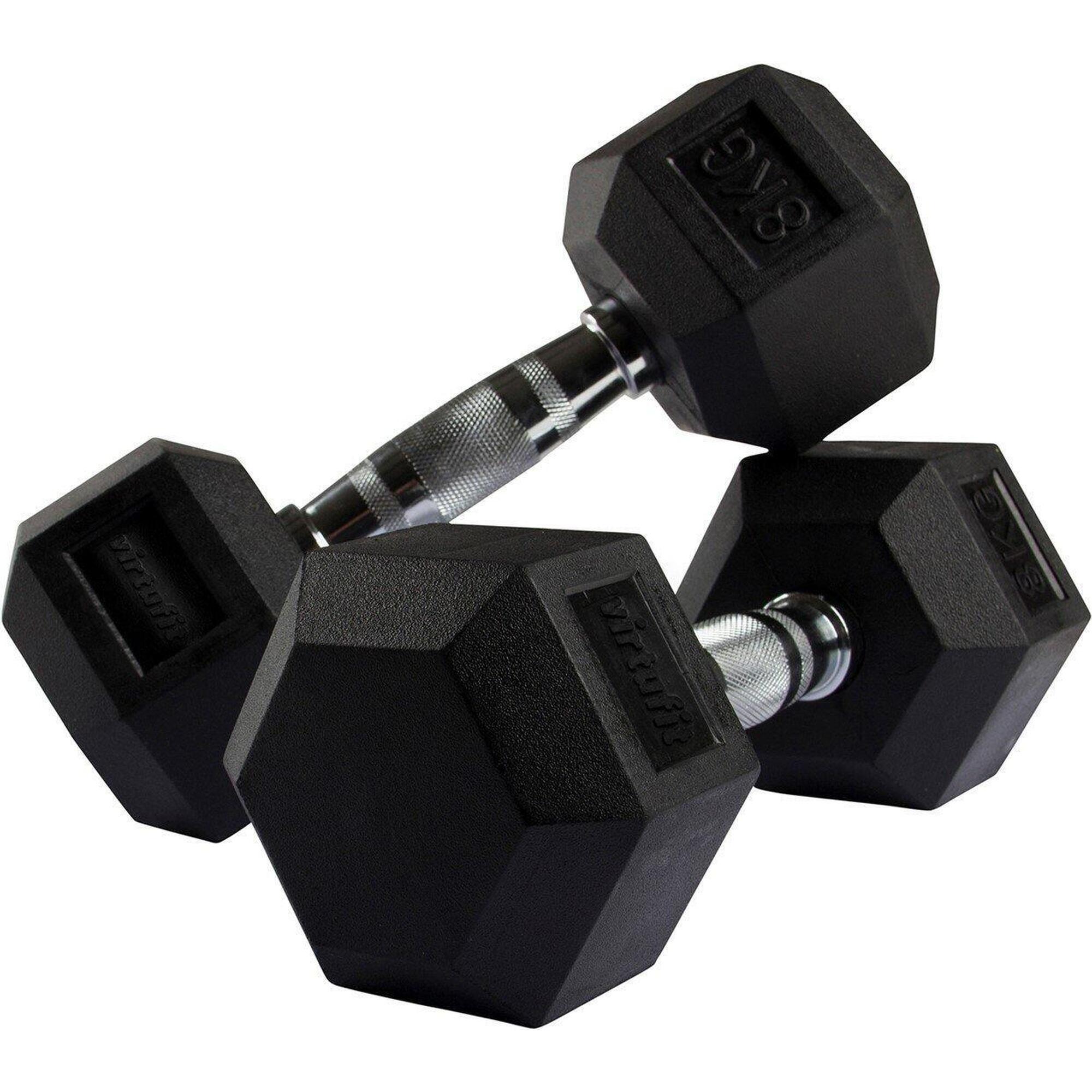 Virtufit - Haltères Musculation - Hexa - Par Set - 1 À 30 Kg - Haltère - Decathlon