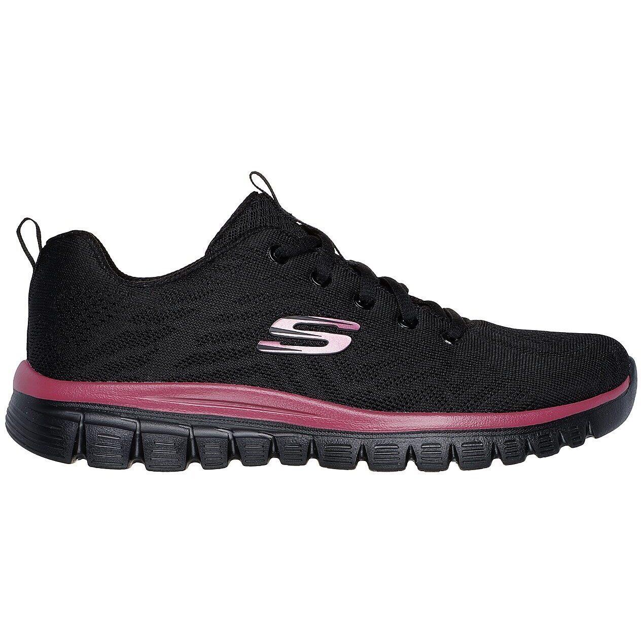 Zapatillas Skechers Get Connected, Negro, Mujer 3/5