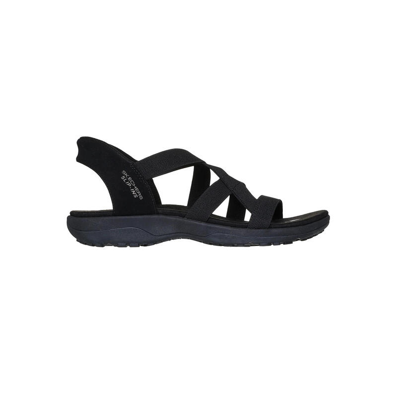 Sandale Skechers Model Reggae Slim Stretch Flex Culoare Negru