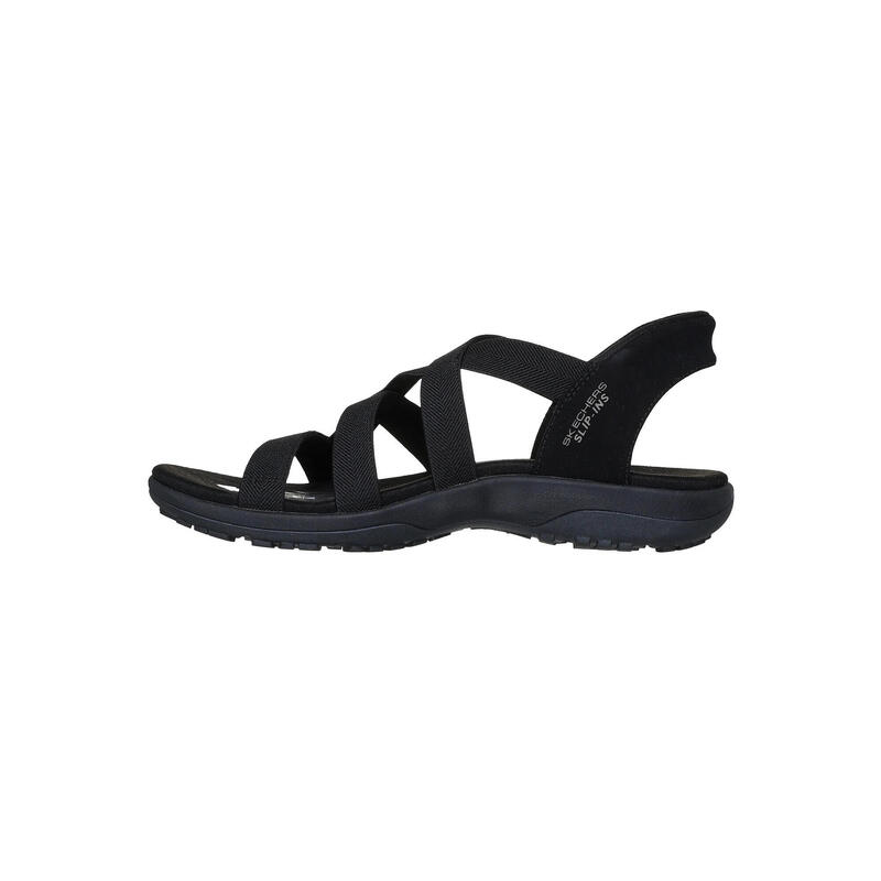 Sandale Skechers Model Reggae Slim Stretch Flex Culoare Negru