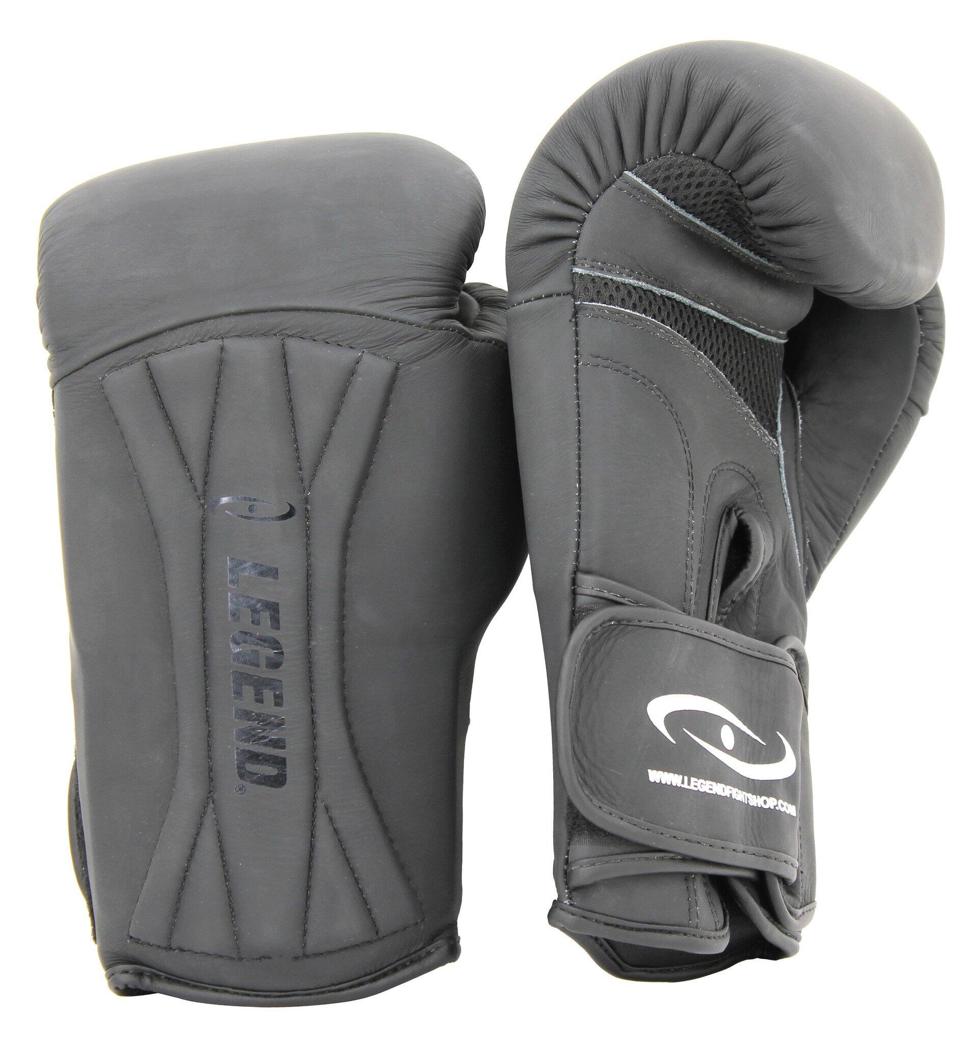 Power Special Bokshandschoenen Heren/Dames Mat Zwart  Leer 6/6