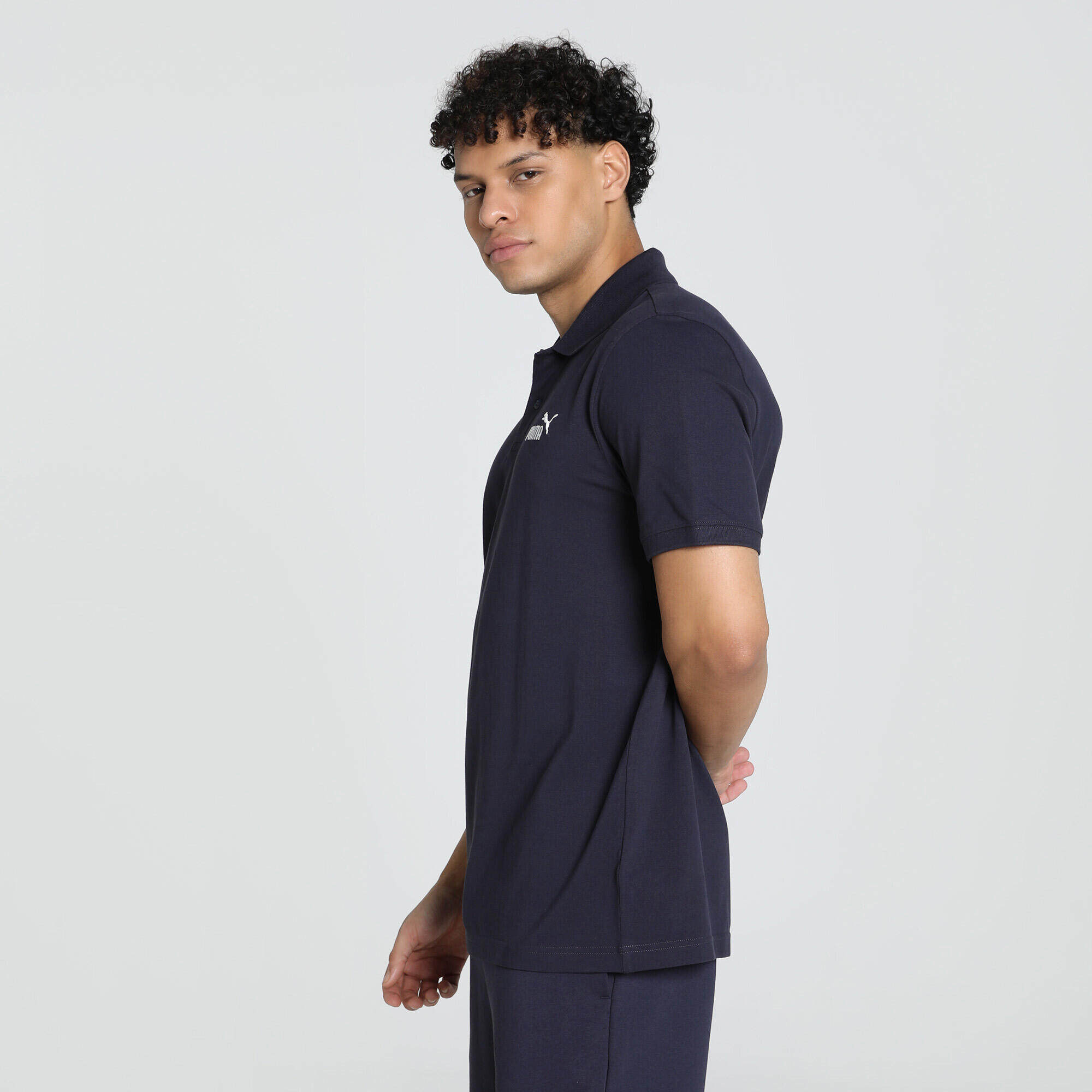 Polo en piqué à logo N° 1 Essentials Homme PUMA 3/6