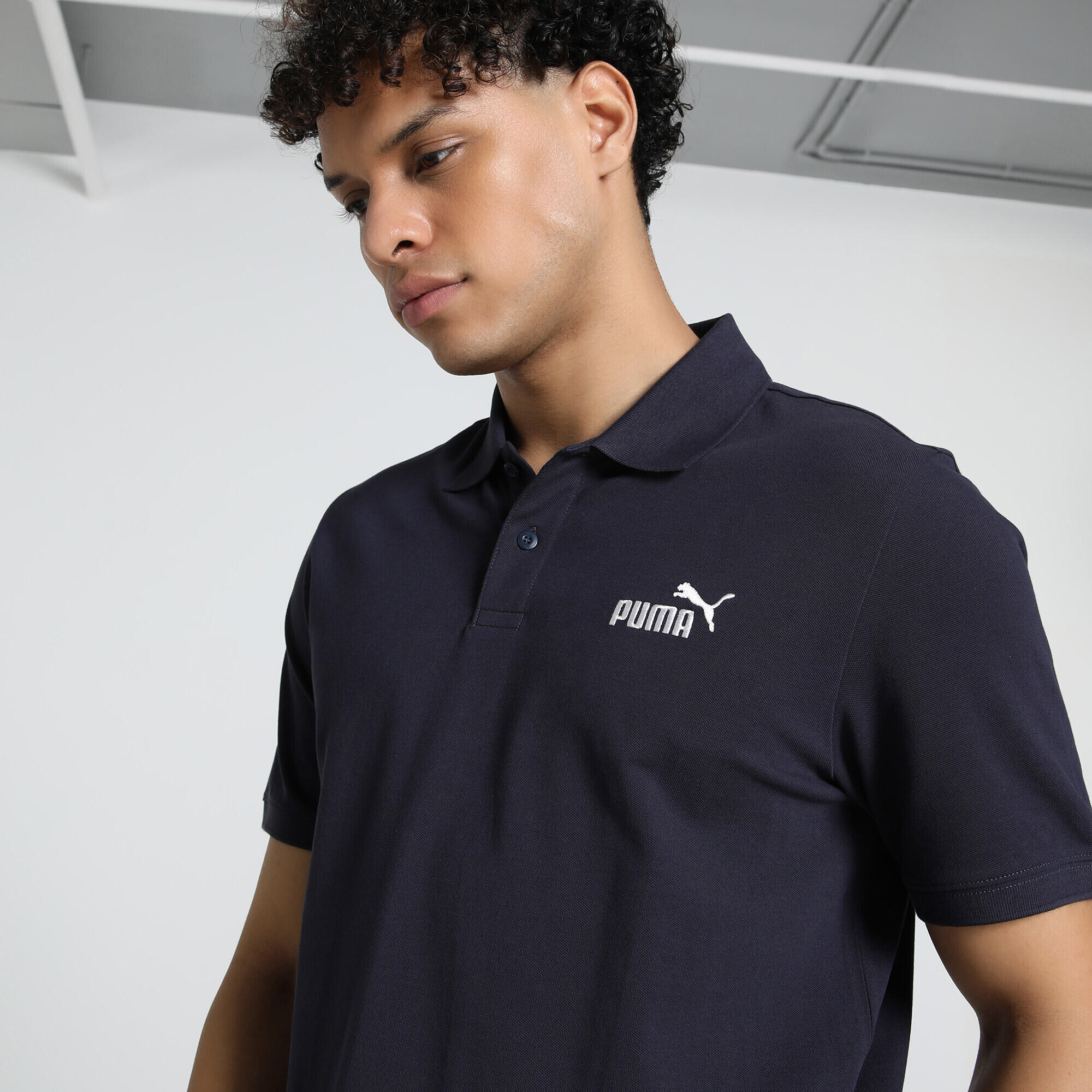 Polo en piqué à logo N° 1 Essentials Homme PUMA 4/6