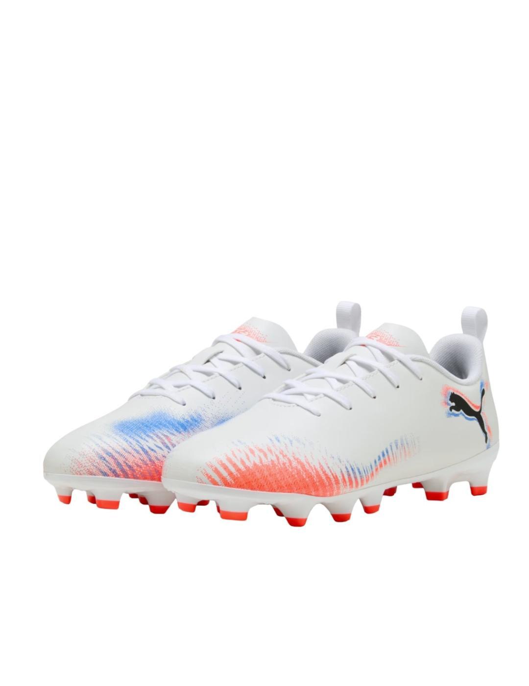 Chaussures de football à crampons pour enfant Puma future 8 play Blanc 3/5