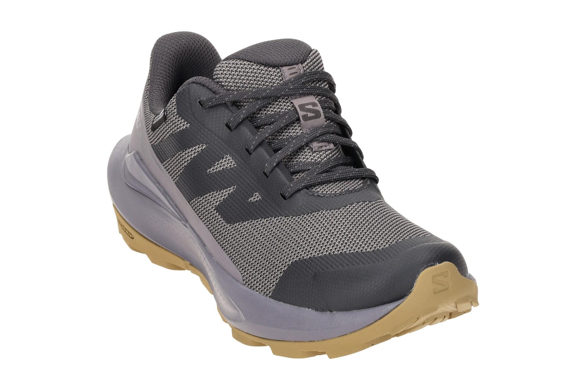 Salomon Elixir Tour Damen Schuhe grau lila Waterproof 475771 3/7